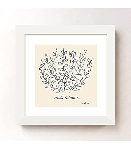 額装済/低木　限定1000枚/アンリ マティス/ポスター Matisse Amazon.co.jp: ポスター アンリ マティス 低木 限定1000枚 額装